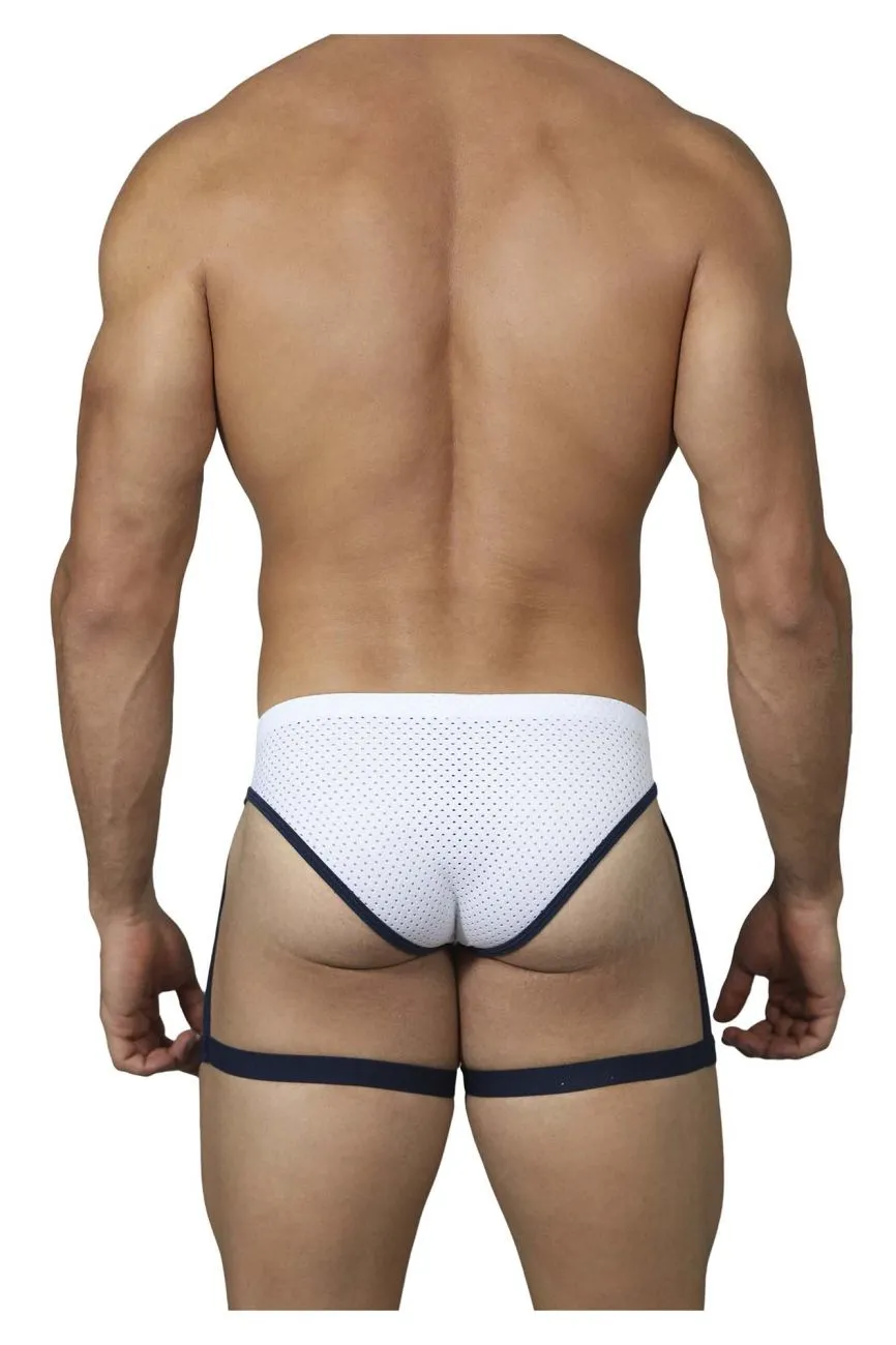 Bekleidung_Pikante_Herrenunterwäsche Pikante PIK 0217 Abenteuer Strumpfhalter Slip Farbe Weiß