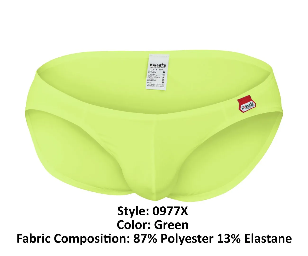 Bekleidung_Pikante_Herrenunterwäsche Pikante PIK 0977X Angola Bikini Farbe Grün