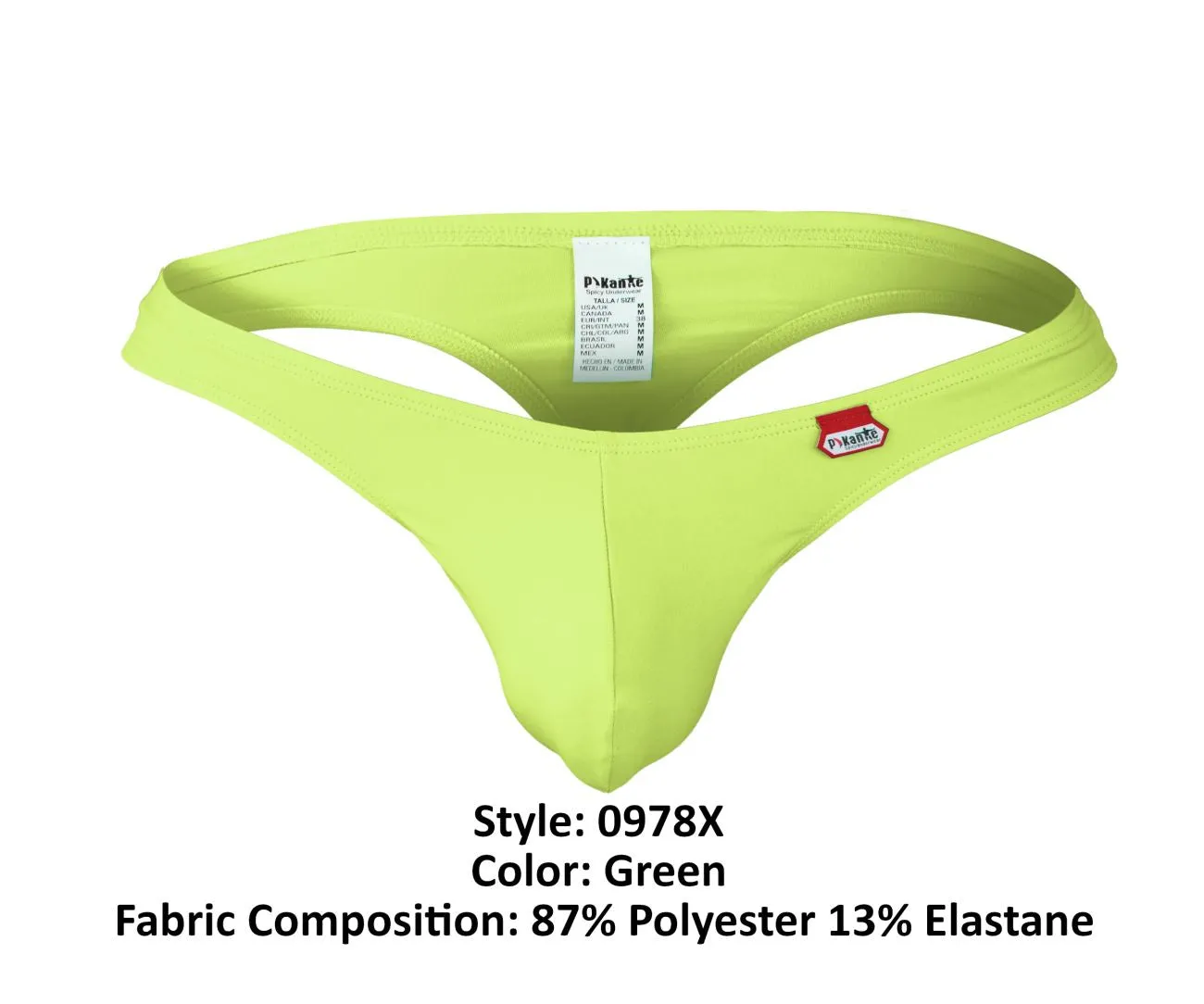 Bekleidung_Pikante_Herrenunterwäsche Pikante PIK 0978X Angola Tangas Farbe Grün
