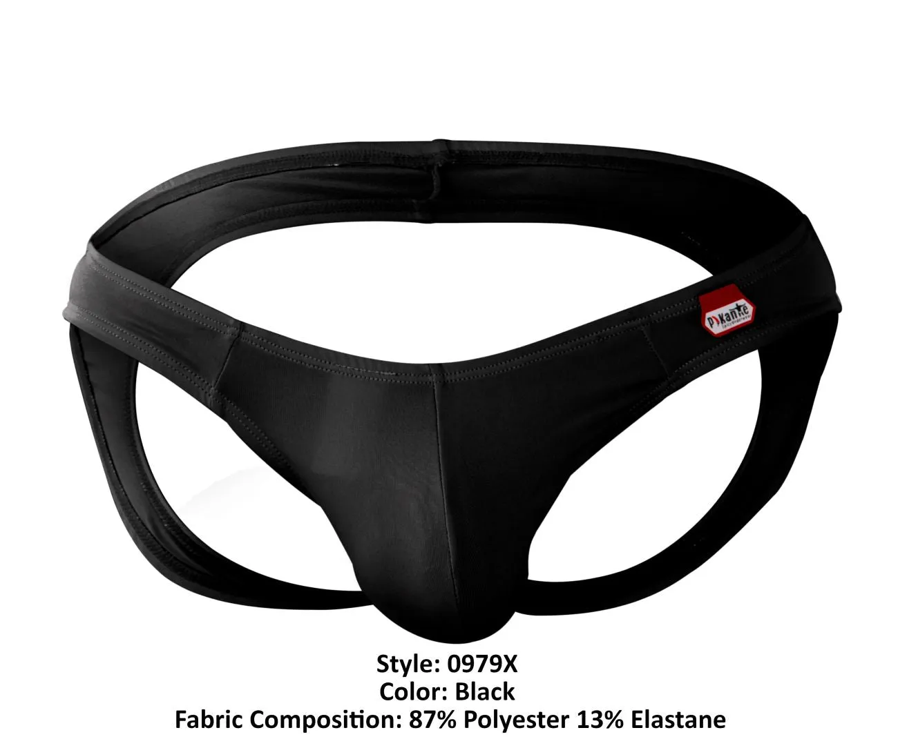 Bekleidung_Pikante_Herrenunterwäsche Pikante PIK 0979X Angola Jockstrap Farbe Schwarz