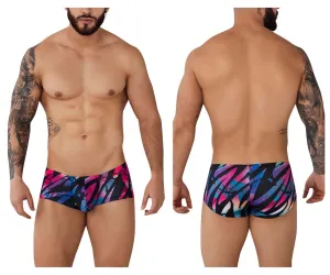 Clothing_Pikante_Mens Underwear Pikante PIK 0988 Jartum Trunks Color Black