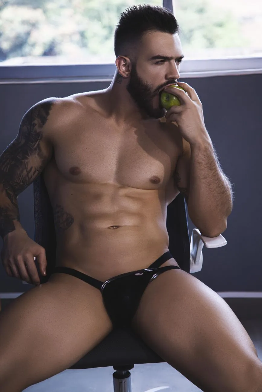 Bekleidung_Pikante_Herrenunterwäsche Pikante PIK 1013 Napoles Jockstrap Farbe Schwarz
