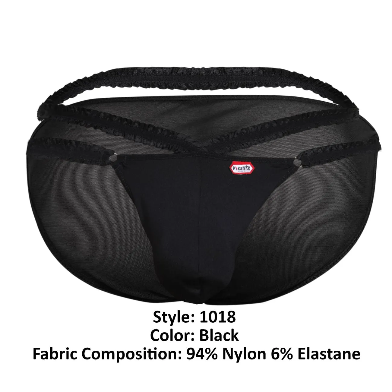 Bekleidung_Pikante_Herrenunterwäsche Pikante PIK 1018 Oristan Bikini Farbe Schwarz