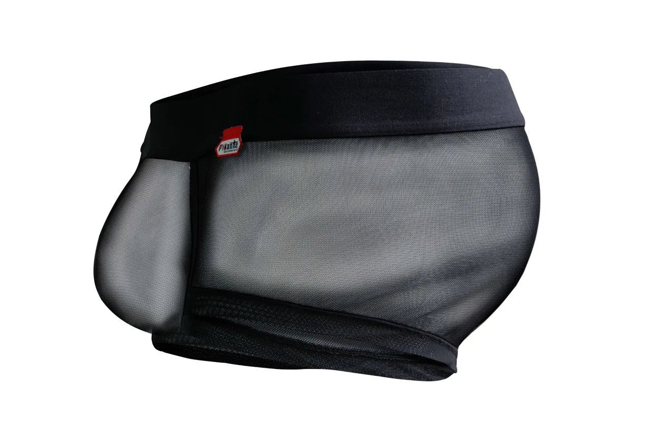 Bekleidung_Pikante_Herrenunterwäsche Pikante PIK 1090 Strapazierfähige Mesh-Slipfarbe Schwarz