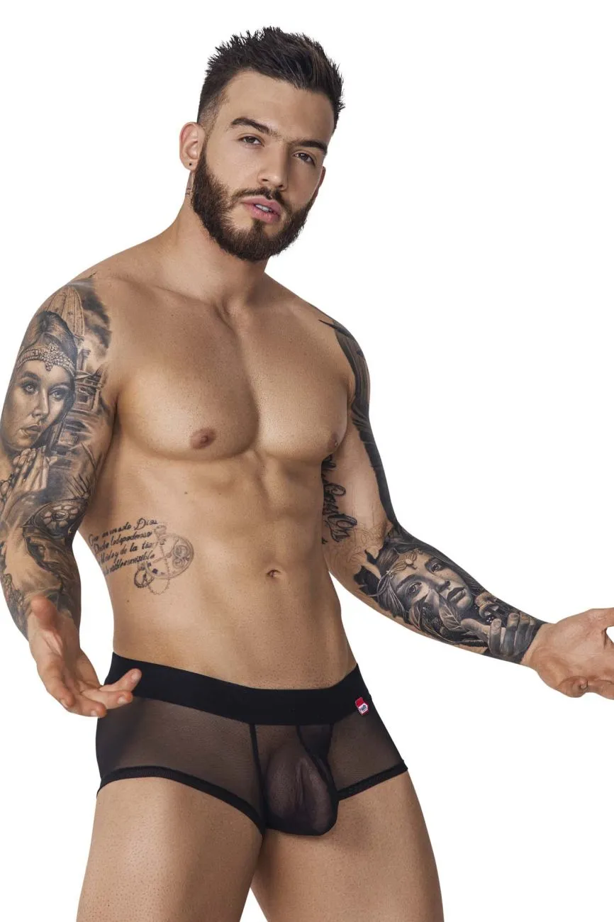 Bekleidung_Pikante_Herrenunterwäsche Pikante PIK 1090 Strapazierfähige Mesh-Slipfarbe Schwarz
