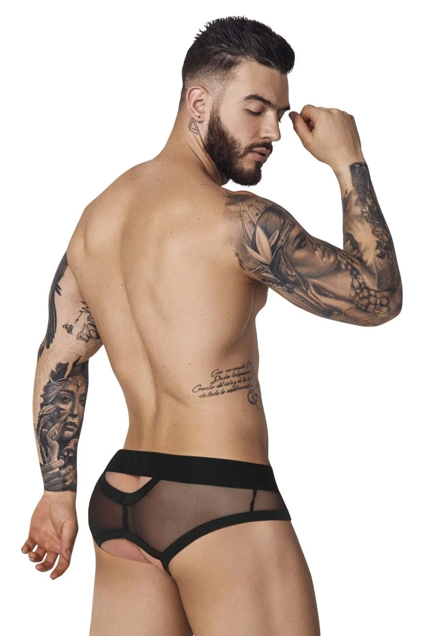 Bekleidung_Pikante_Herrenunterwäsche Pikante PIK 1091 Strapazierfähige Mesh-Slip Farbe Schwarz