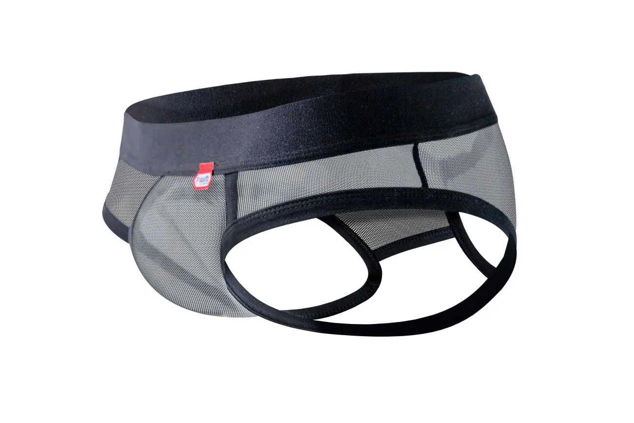 Bekleidung_Pikante_Herrenunterwäsche Pikante PIK 1091 Strapazierfähige Mesh-Slip Farbe Schwarz