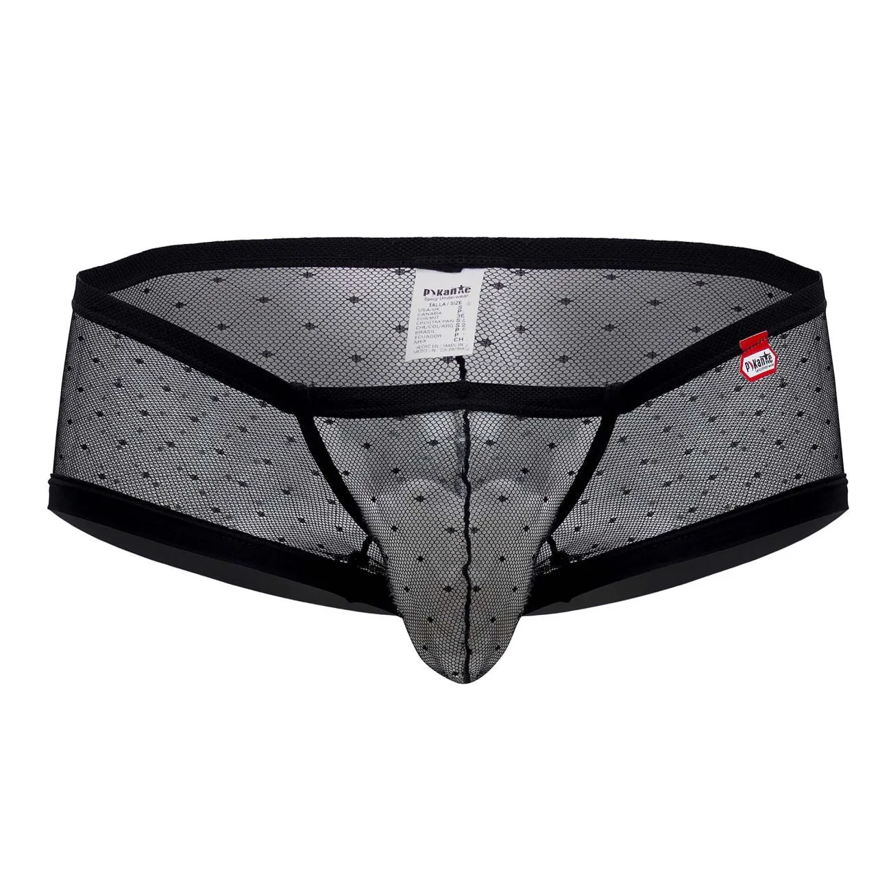 Bekleidung_Pikante_Herrenunterwäsche Pikante PIK 1092 Oomph Mesh Slips Farbe Schwarz