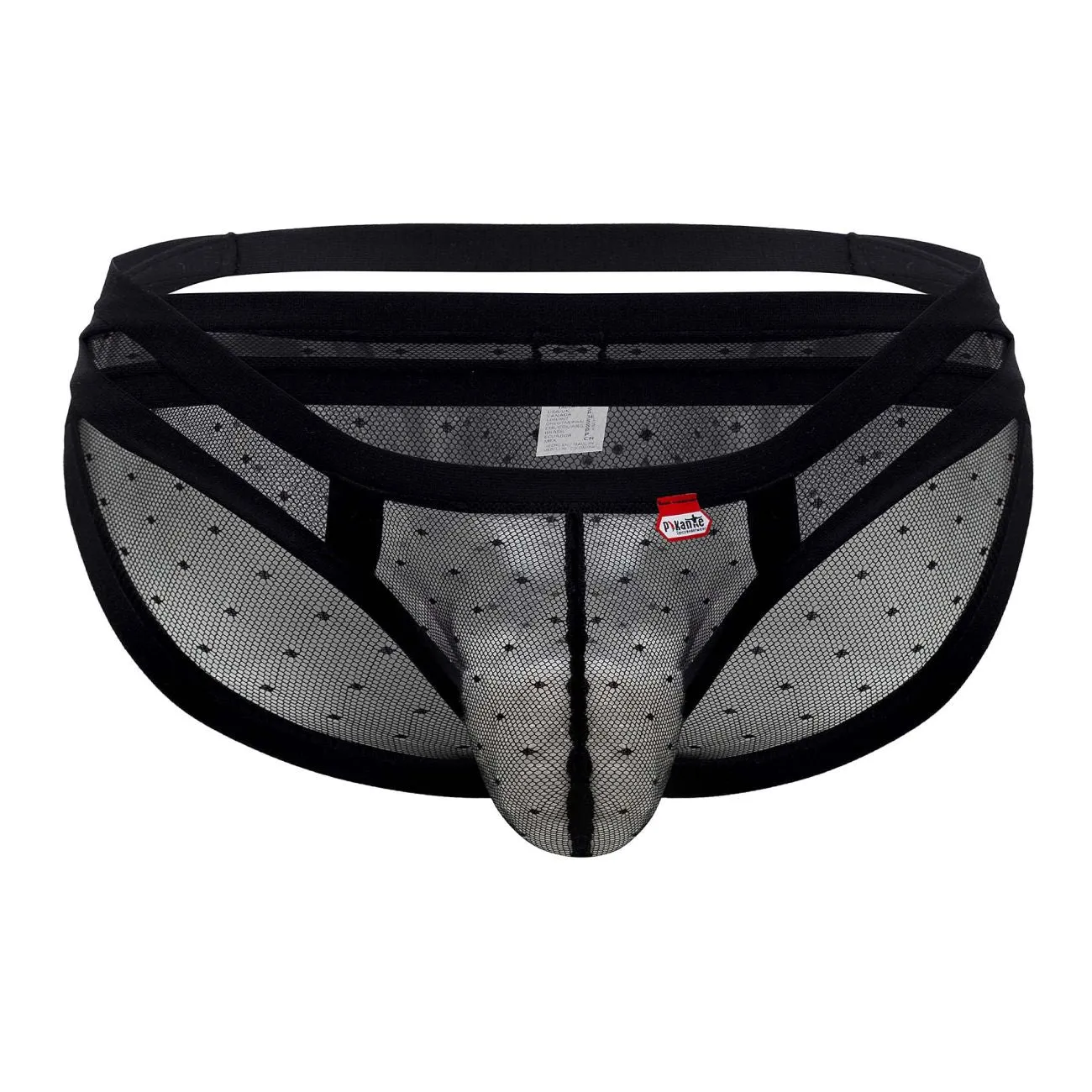 Bekleidung_Pikante_Herrenunterwäsche Pikante PIK 1093 Oomph Mesh Slips Farbe Schwarz