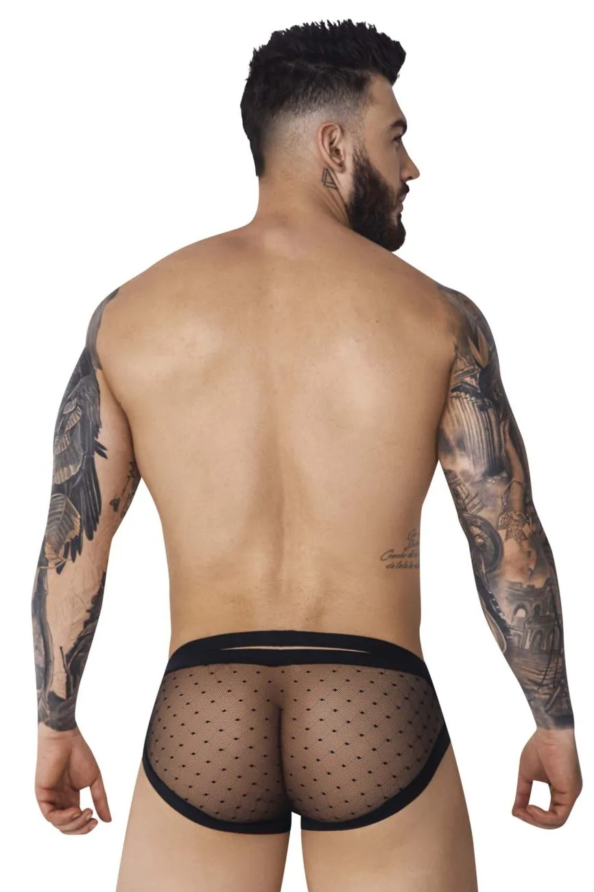 Bekleidung_Pikante_Herrenunterwäsche Pikante PIK 1093 Oomph Mesh Slips Farbe Schwarz
