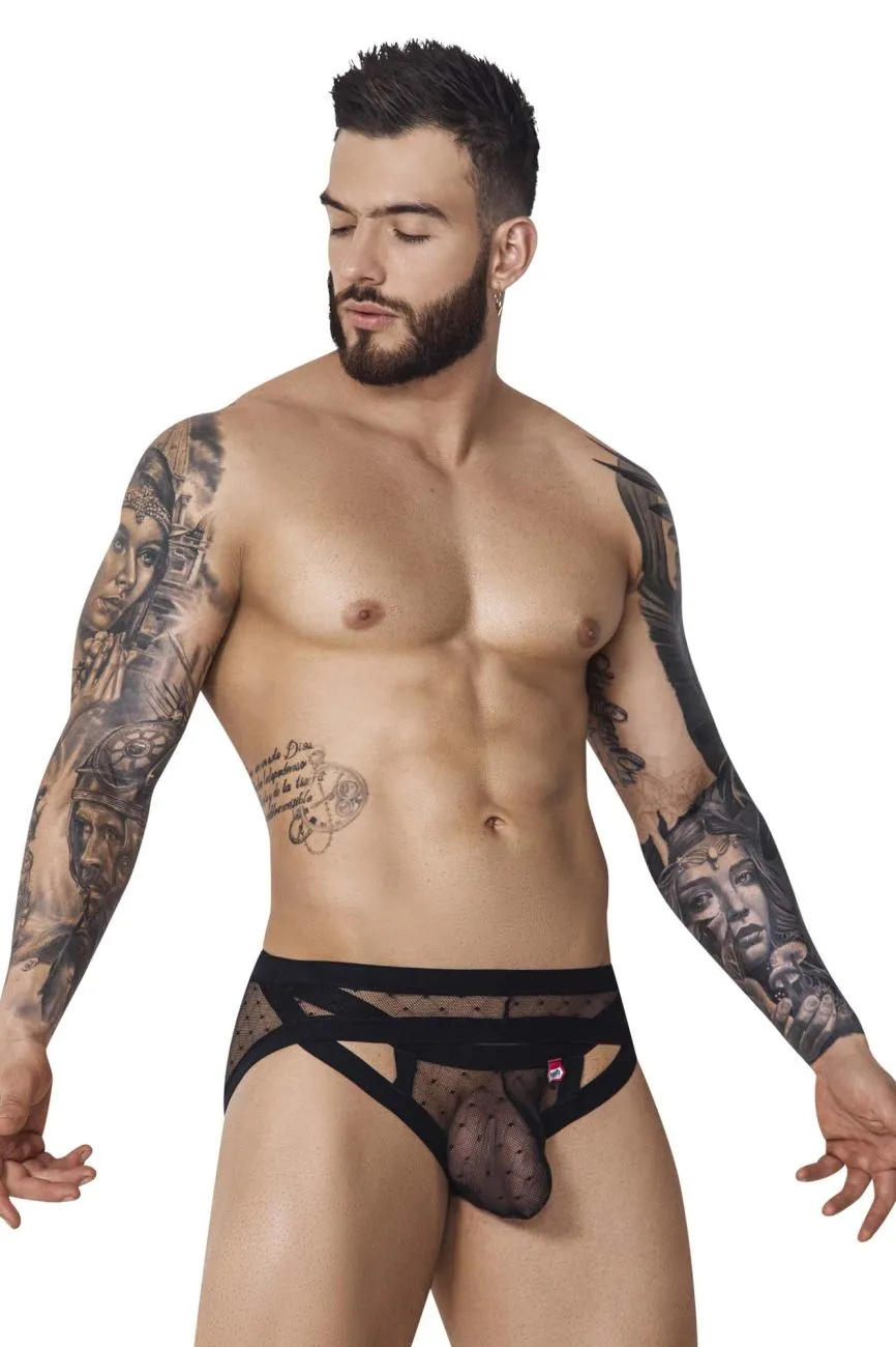 Bekleidung_Pikante_Herrenunterwäsche Pikante PIK 1093 Oomph Mesh Slips Farbe Schwarz