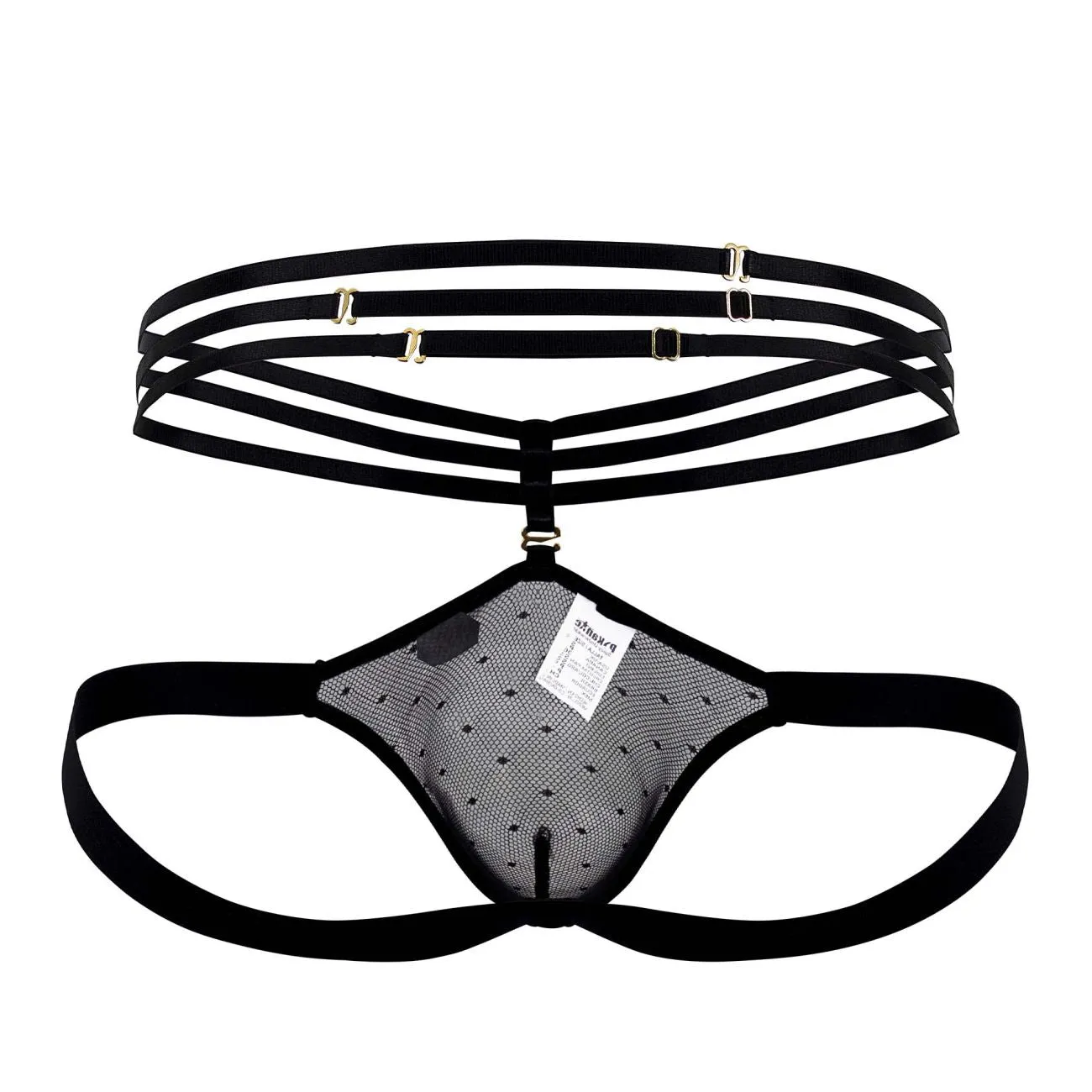 Bekleidung_Pikante_Herrenunterwäsche Pikante PIK 1095 Oomph Mesh Jockstrap Farbe Schwarz