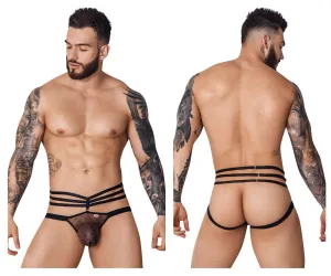 Bekleidung_Pikante_Herrenunterwäsche Pikante PIK 1095 Oomph Mesh Jockstrap Farbe Schwarz
