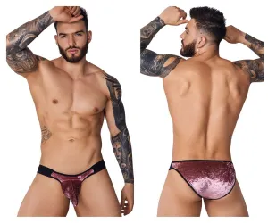 Bekleidung_Pikante_Herrenunterwäsche Pikante PIK 1098 Versteckter Samt-Bikini Farbe Rosa