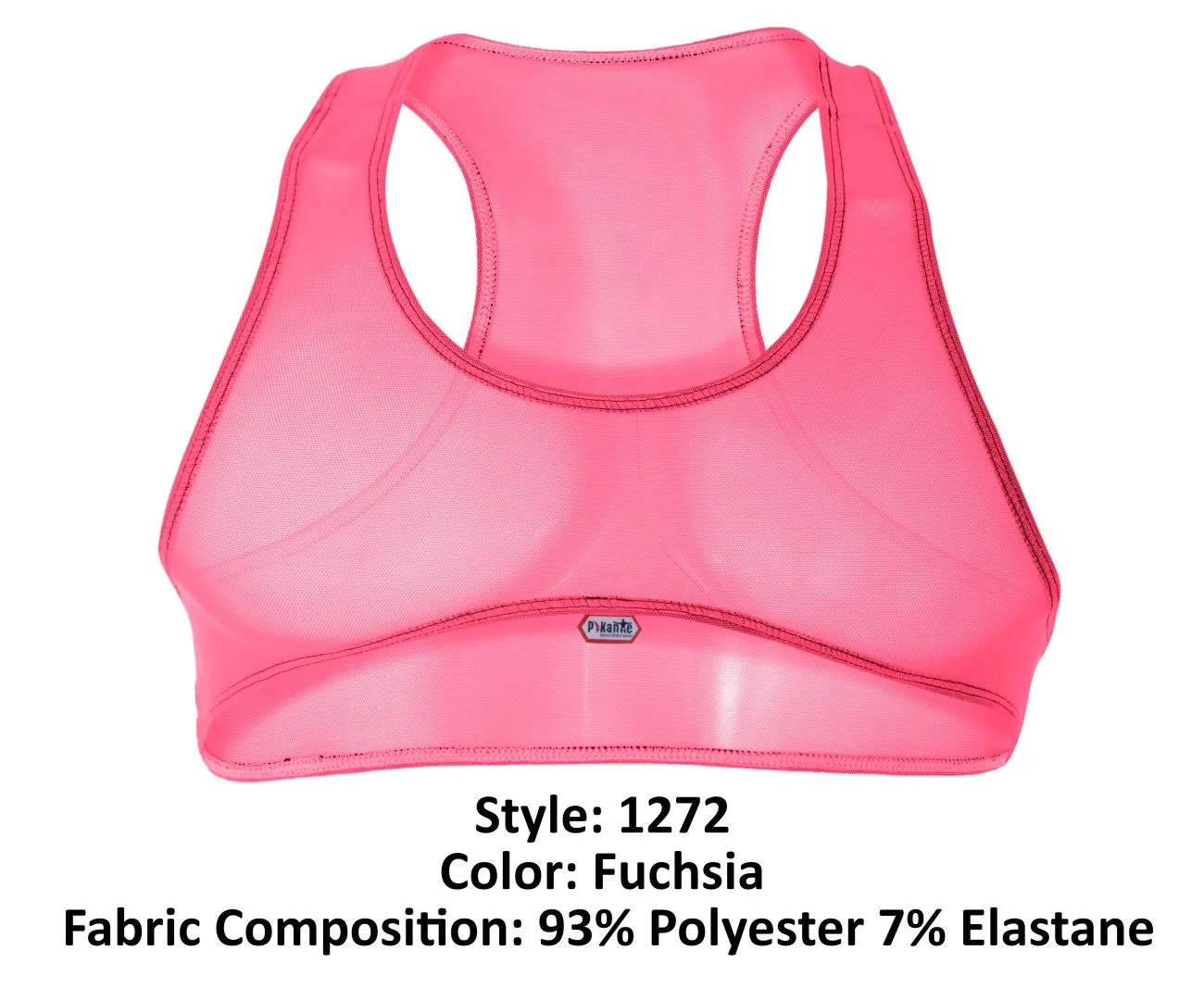 Bekleidung_Pikante_Herrenunterwäsche Pikante PIK 1272 Sonar Crop Top Farbe Fuchsia