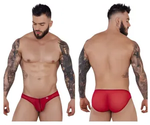 Clothing_Pikante_Mens Underwear Pikante PIK 1277 Sonar Briefs Color Red