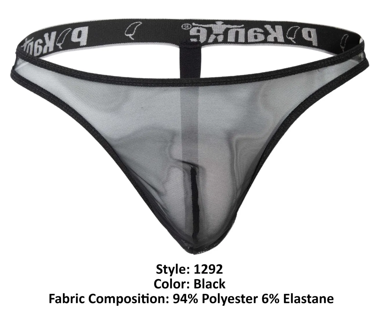 Bekleidung_Pikante_Herrenunterwäsche Pikante PIK 1292 Creamfieland Tangas Farbe Schwarz