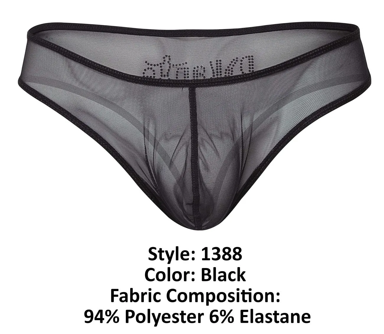 Bekleidung_Pikante_Herrenunterwäsche Pikante PIK 1388 Sinnliche Tangas Farbe Schwarz