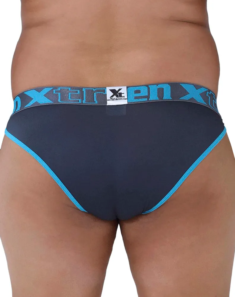 Kleidung_Xtremen_Herrenunterwäsche Xtremen 91057x-3 3er Pack Bikini Grau-blau-rosa