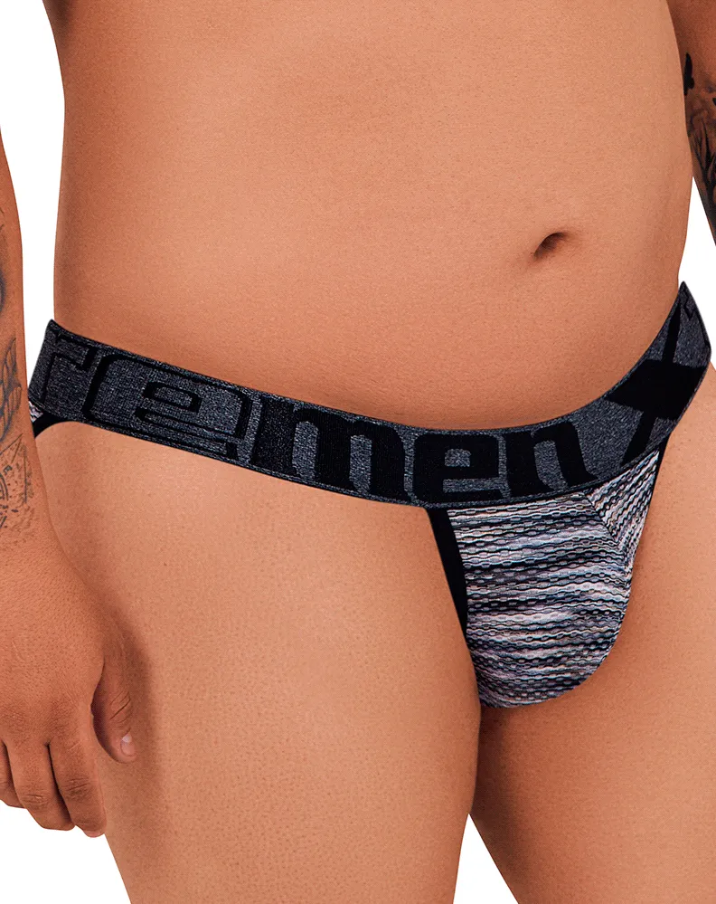 Clothing_Xtremen_Herrenunterwäsche Xtremen 91098x Mikrofasermesh-Bikini Schwarz