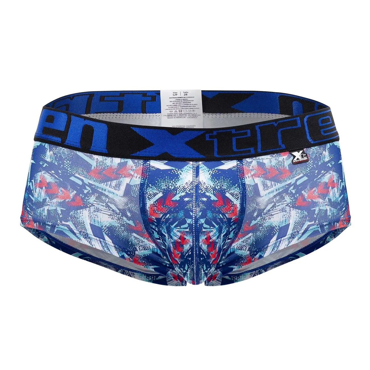 Clothing_Xtremen_Unterwäsche Xtremen 41313 Bedruckte Slipunterhose Farbe Royal