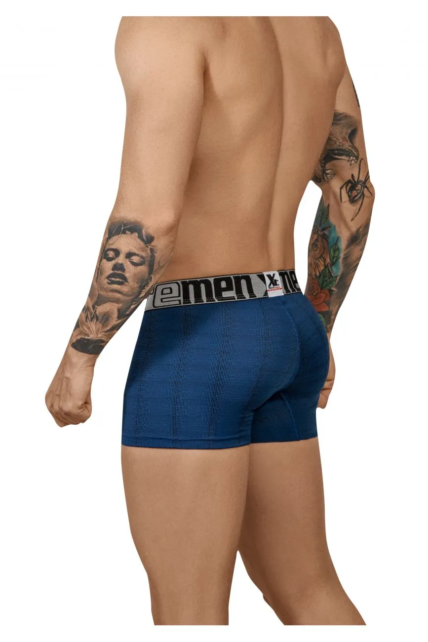 Clothing_Xtremen_Unterwäsche Xtremen 51451C Geometrischer Jacquard-Trunk Farbe Blau