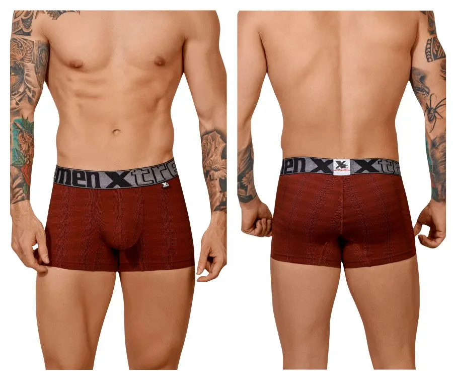 Clothing_Xtremen_Unterwäsche Xtremen 51451C Geometrischer Jacquard Slip Farbe Rot