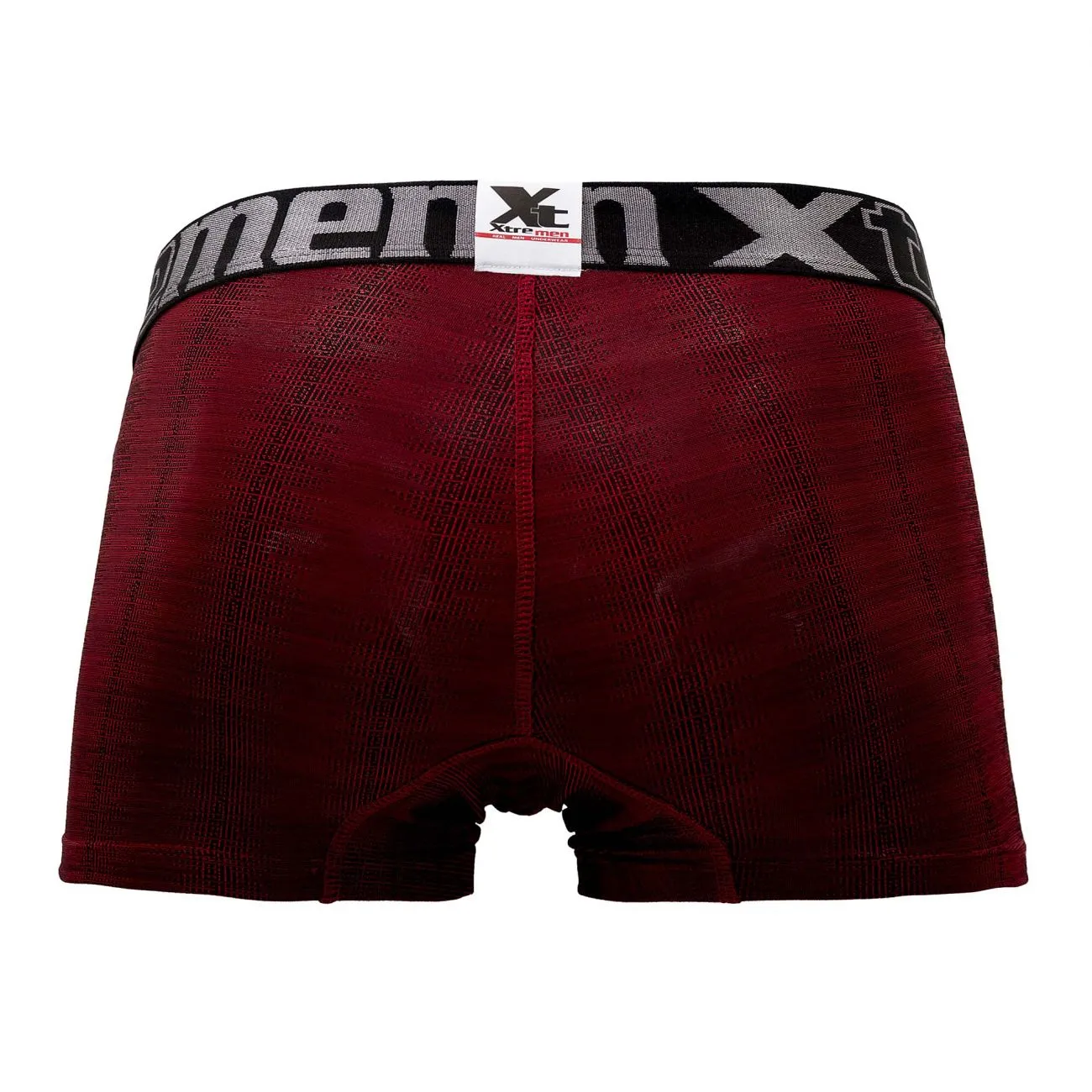 Clothing_Xtremen_Unterwäsche Xtremen 51451C Geometrischer Jacquard Slip Farbe Rot