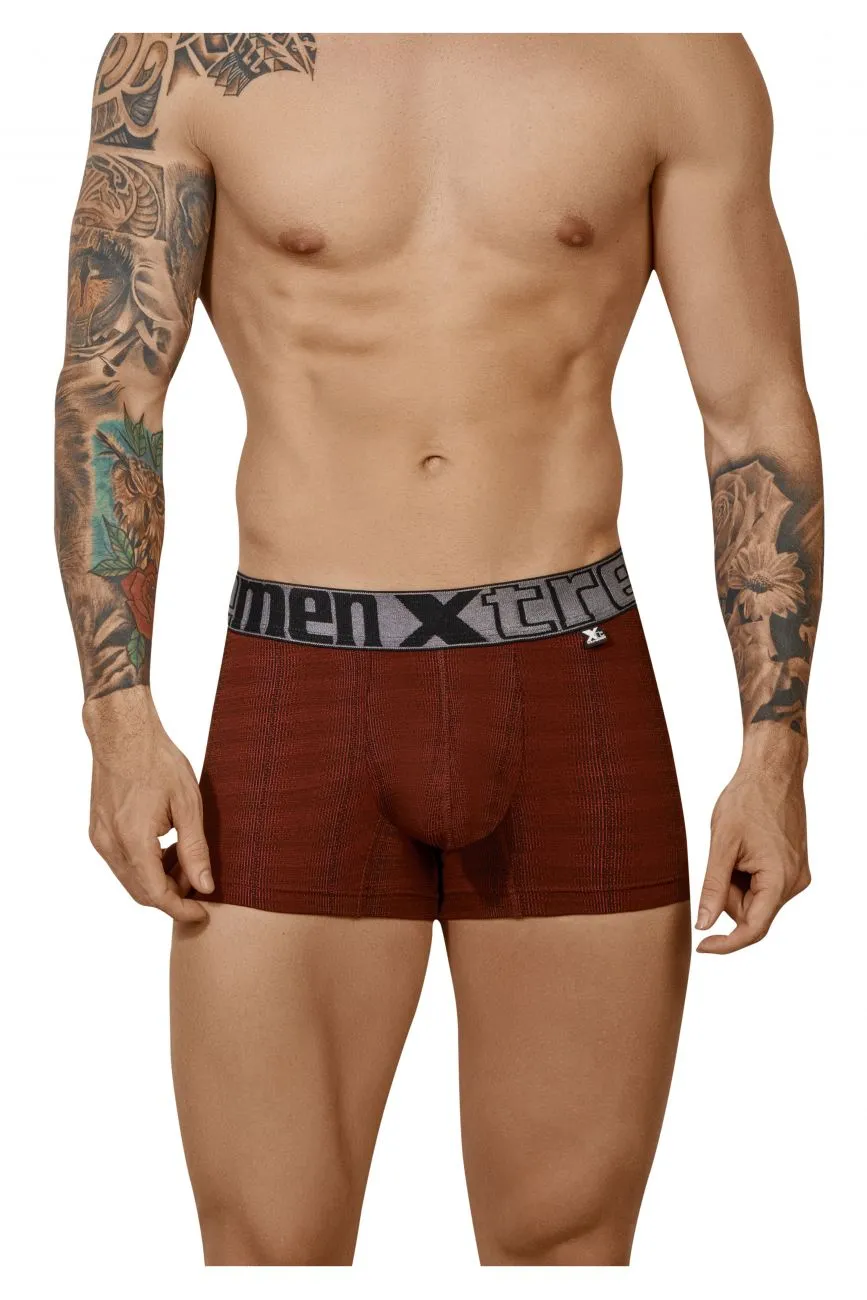 Clothing_Xtremen_Unterwäsche Xtremen 51451C Geometrischer Jacquard Slip Farbe Rot