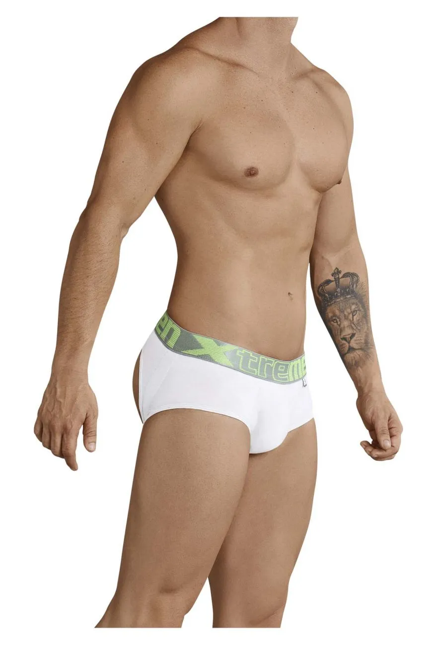 Clothing_Xtremen_Unterwäsche Xtremen 91032 Poheber Jockstrap Farbe Weiß-Silber