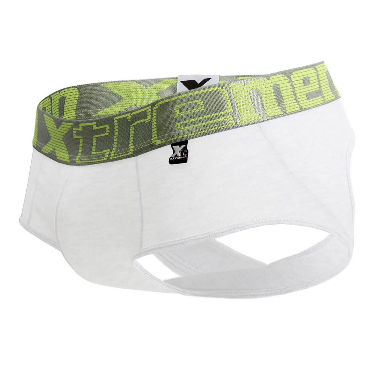 Clothing_Xtremen_Unterwäsche Xtremen 91032 Poheber Jockstrap Farbe Weiß-Silber