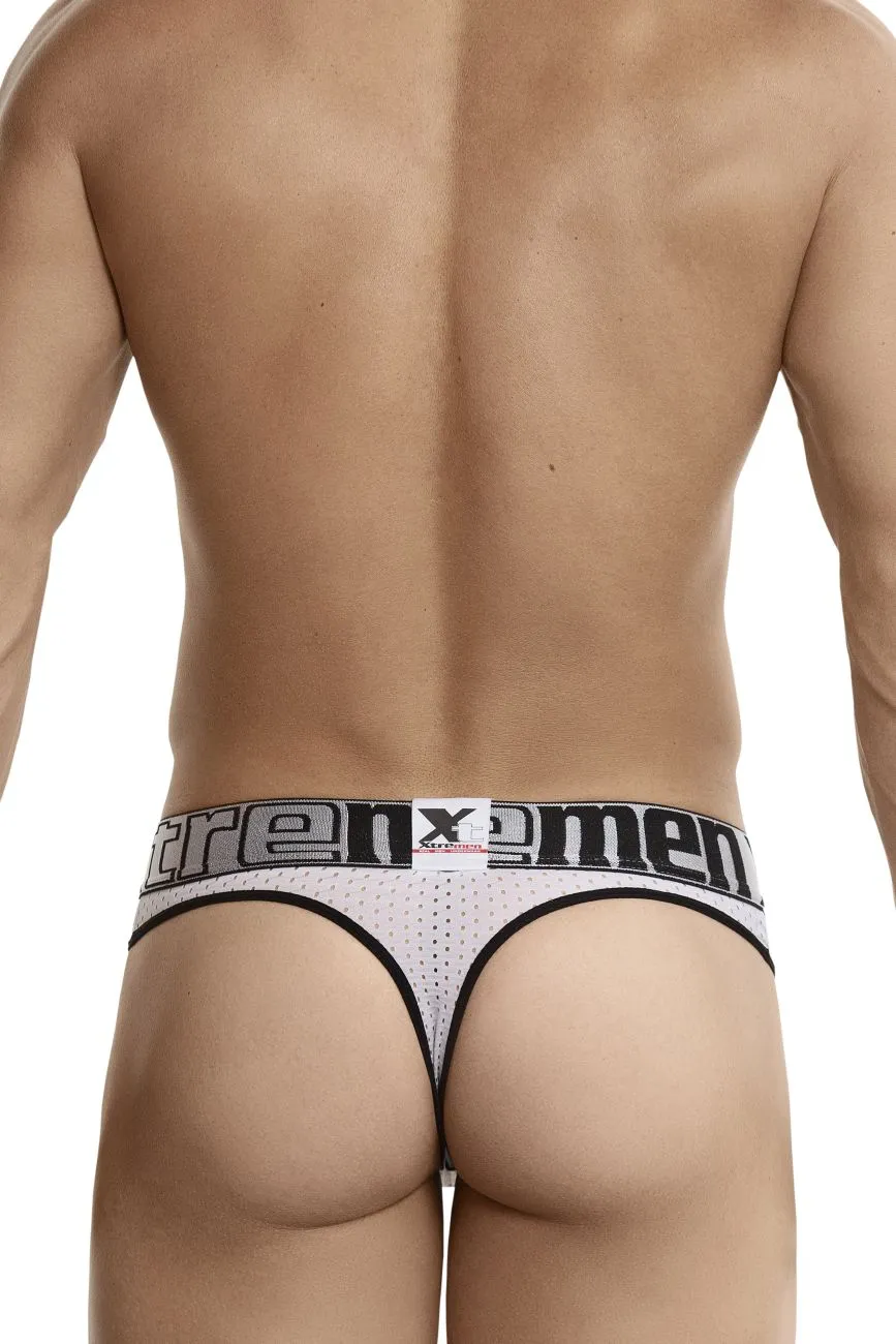 Clothing_Xtremen_Unterwäsche Xtremen 91036X Mesh Tangas Farbe Weiß