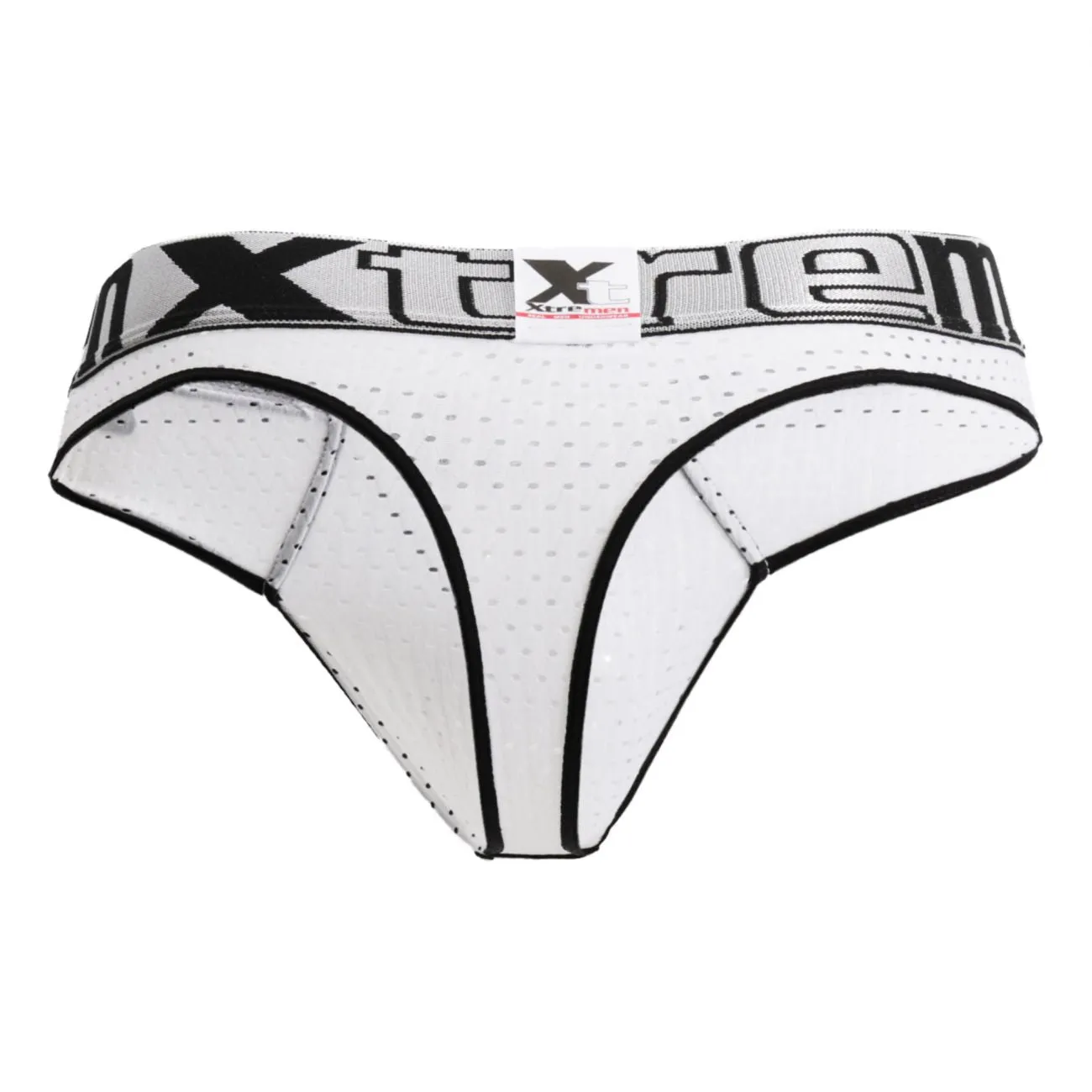 Clothing_Xtremen_Unterwäsche Xtremen 91036X Mesh Tangas Farbe Weiß