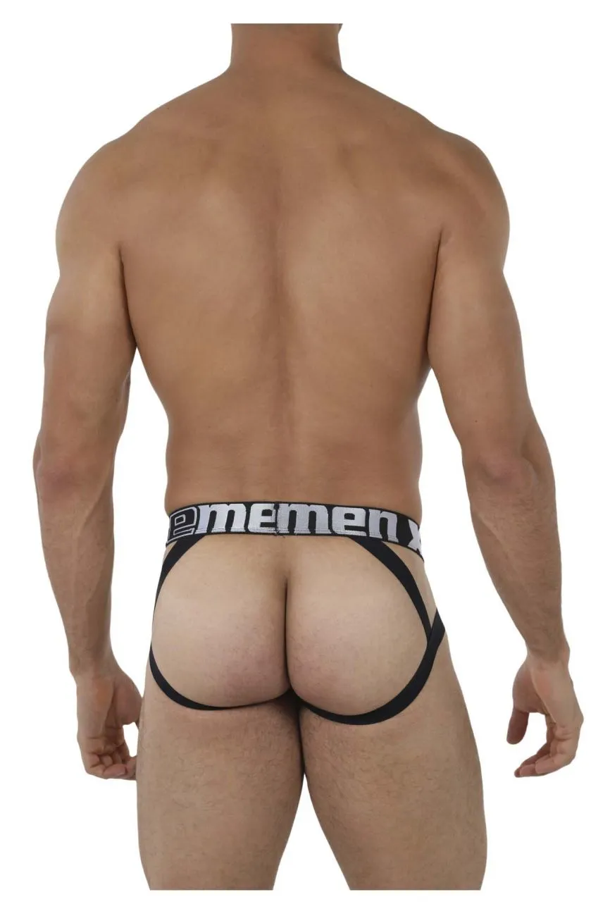 Clothing_Xtremen_Unterwäsche Xtremen 91069 Mikrofaser-Jacquard-Jockstrap Farbe Grau