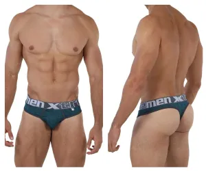 Clothing_Xtremen_Unterwäsche Xtremen 91073 Mikrofaser-Jacquard-Tangas Farbe Jade