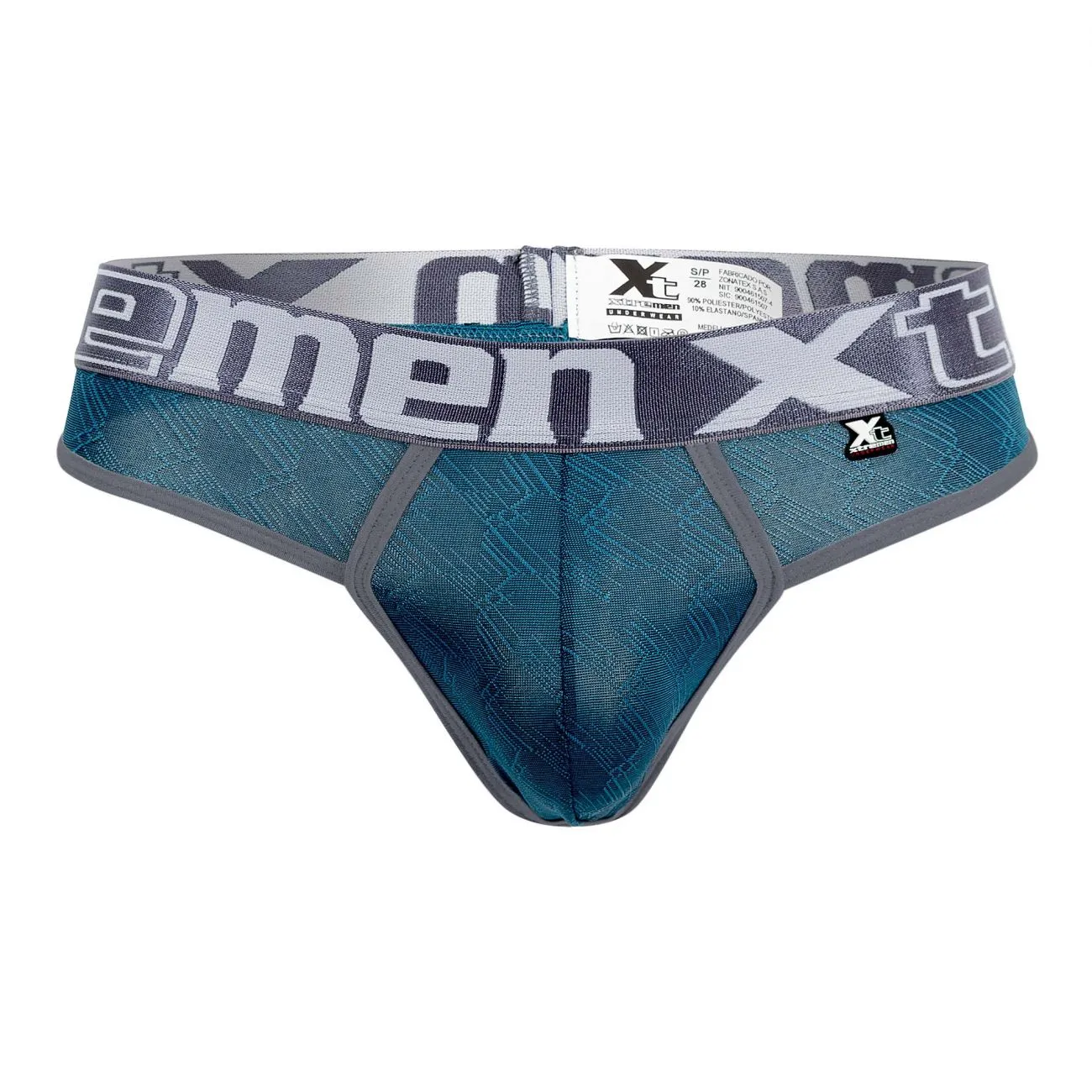 Clothing_Xtremen_Unterwäsche Xtremen 91073 Mikrofaser-Jacquard-Tangas Farbe Jade