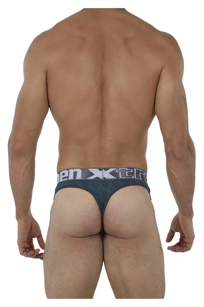 Clothing_Xtremen_Unterwäsche Xtremen 91073 Mikrofaser-Jacquard-Tangas Farbe Jade