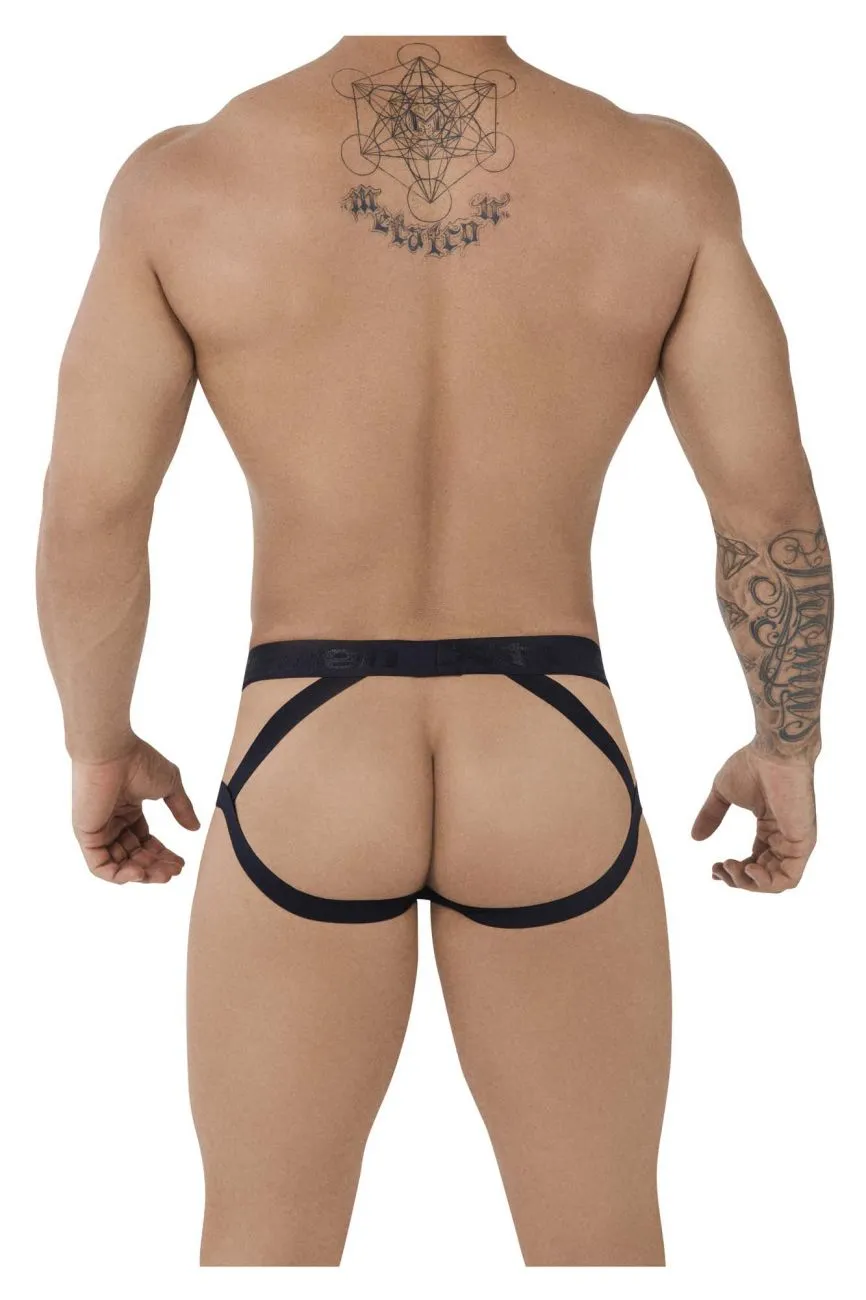 Clothing_Xtremen_Unterwäsche Xtremen 91085 Mikrofaser-Jacquard-Jockstrap Farbe Grau