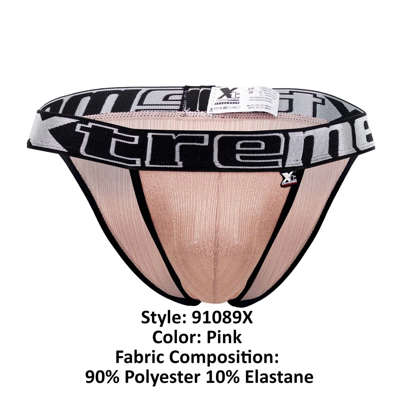Clothing_Xtremen_Unterwäsche Xtremen 91089X Frice Mikrofaser-Bikini Farbe Rosa