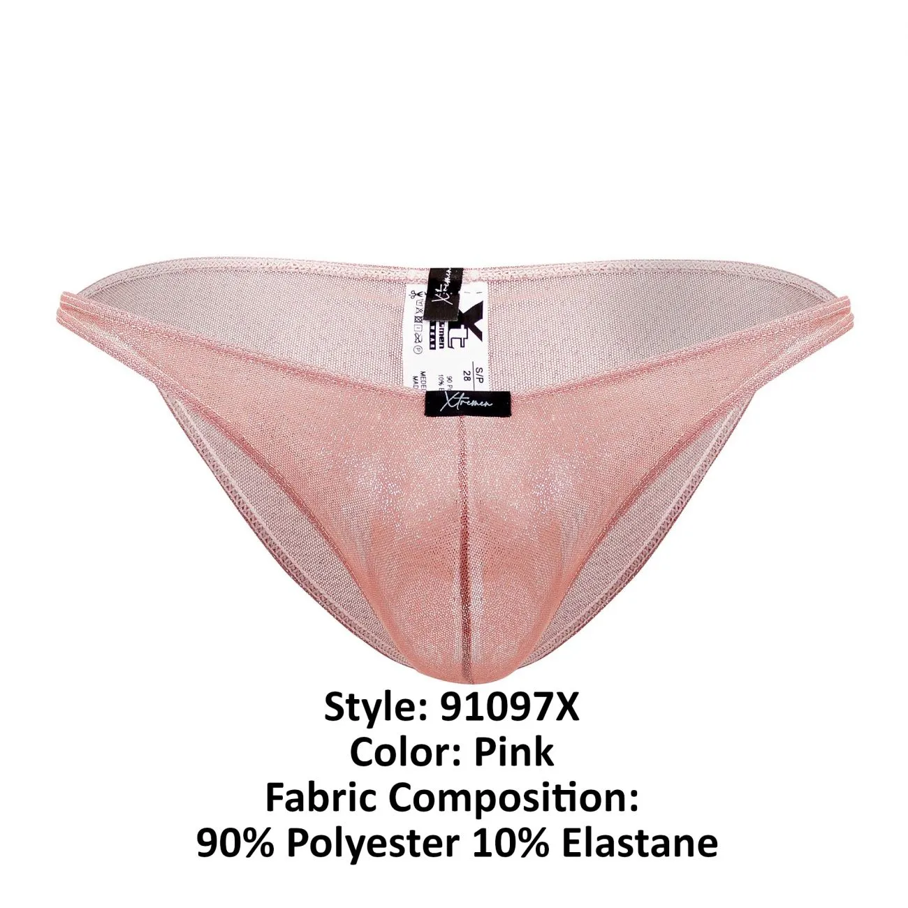 Clothing_Xtremen_Unterwäsche Xtremen 91097X Mikrofaser-Bikini Farbe Rosa