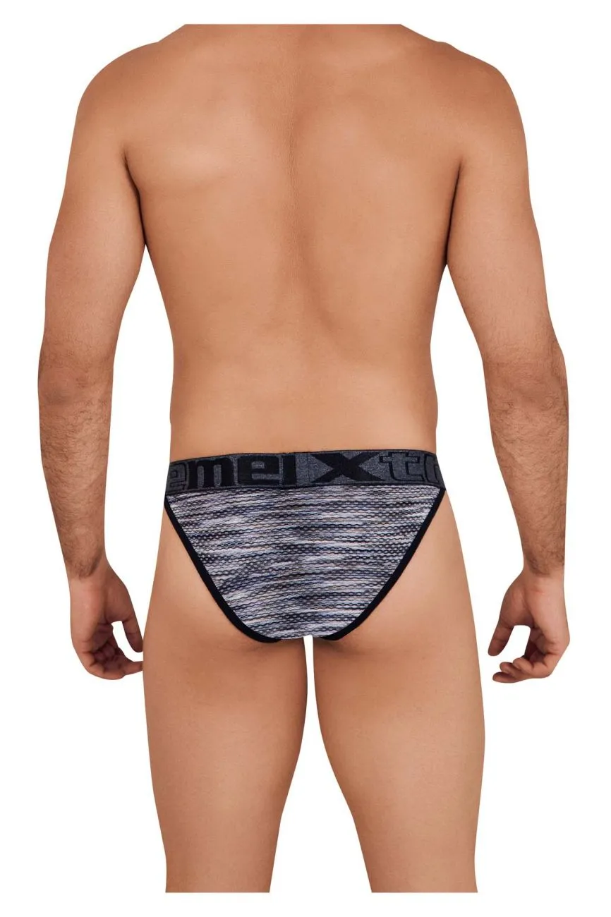 Clothing_Xtremen_Unterwäsche Xtremen 91098 Mikrofasermesh-Bikini Farbe Schwarz