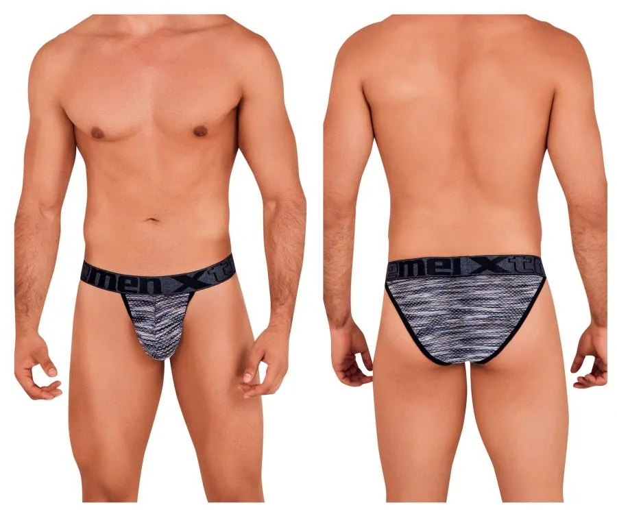 Clothing_Xtremen_Unterwäsche Xtremen 91098 Mikrofasermesh-Bikini Farbe Schwarz