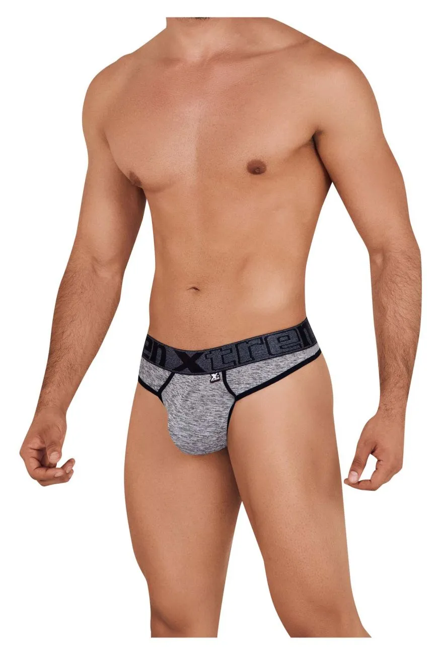 Clothing_Xtremen_Unterwäsche Xtremen 91101 Mikrofaser Tangas Farbe Jasper Grau