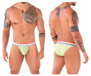Clothing_Xtremen_Unterwäsche Xtremen 91104 Pride Mesh Bikini Farbe Neon Grün