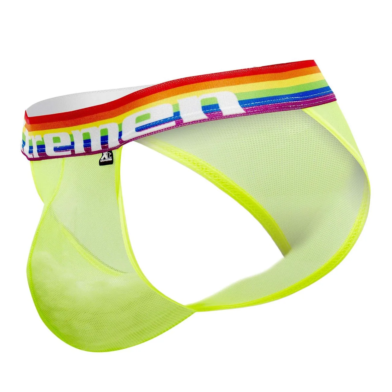Clothing_Xtremen_Unterwäsche Xtremen 91104 Pride Mesh Bikini Farbe Neon Grün