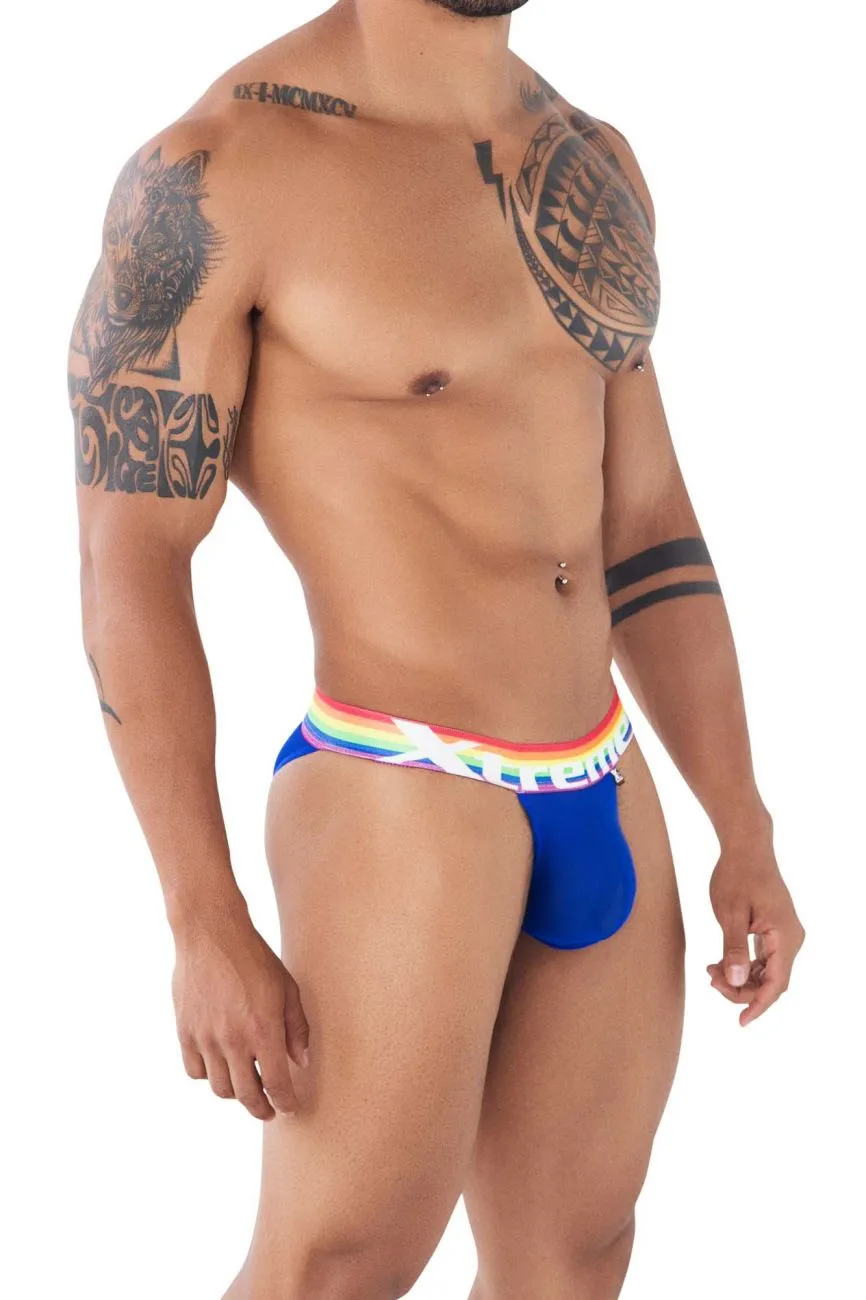 Clothing_Xtremen_Unterwäsche Xtremen 91104 Pride Mesh Bikini Farbe Royal