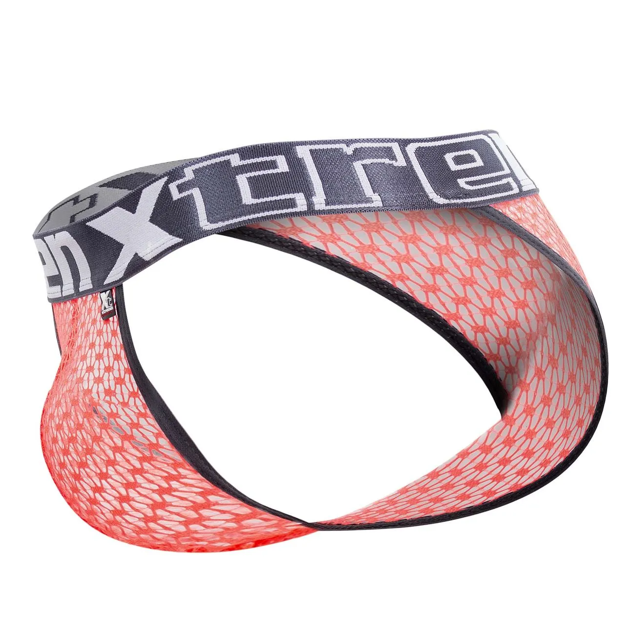 Clothing_Xtremen_Unterwäsche Xtremen 91117 Spitzen-Bikini Farbe Koralle