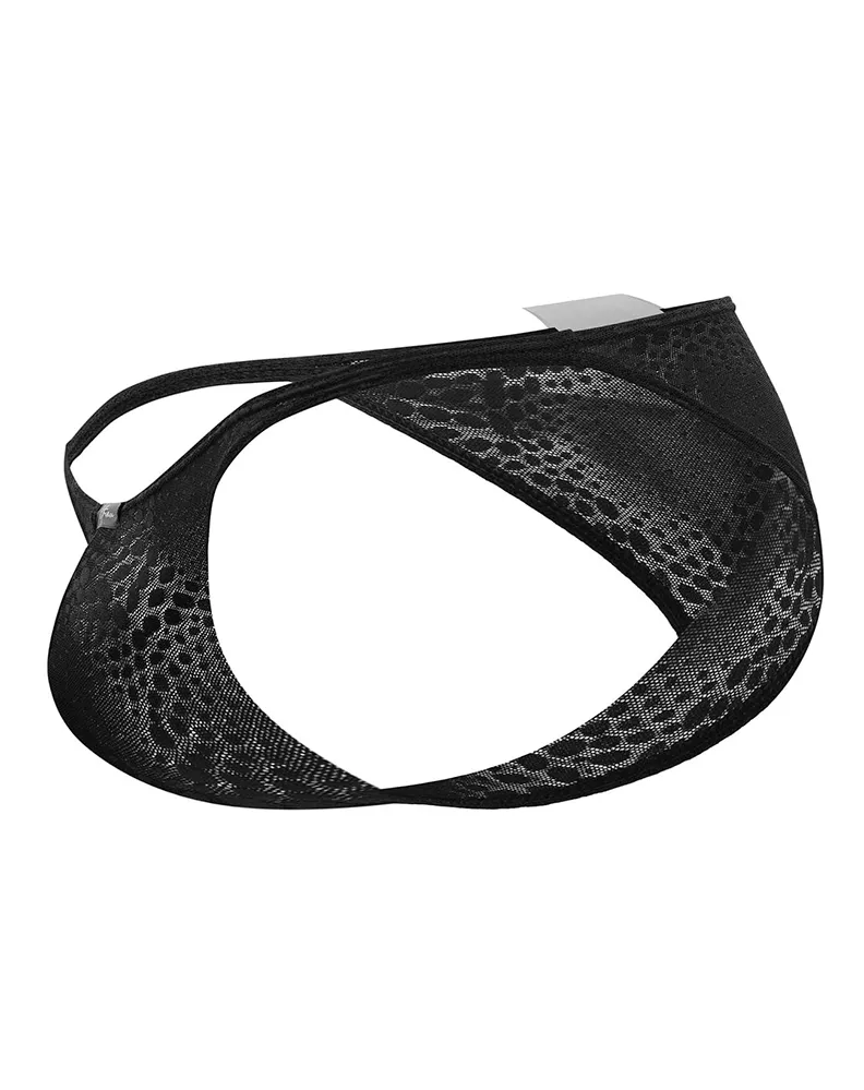 Clothing_Xtremen_Unterwäsche Xtremen 91121 Sinnlicher Spitzen-Bikini Schwarz