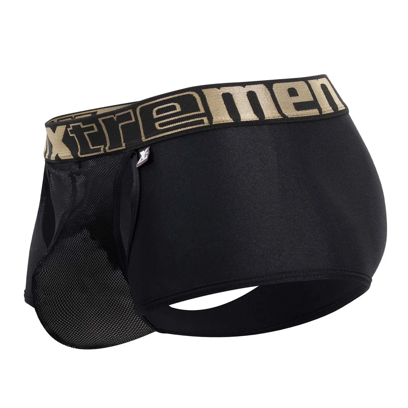 Clothing_Xtremen_Unterwäsche Xtremen 91125 Mesh Slip Farbe Schwarz