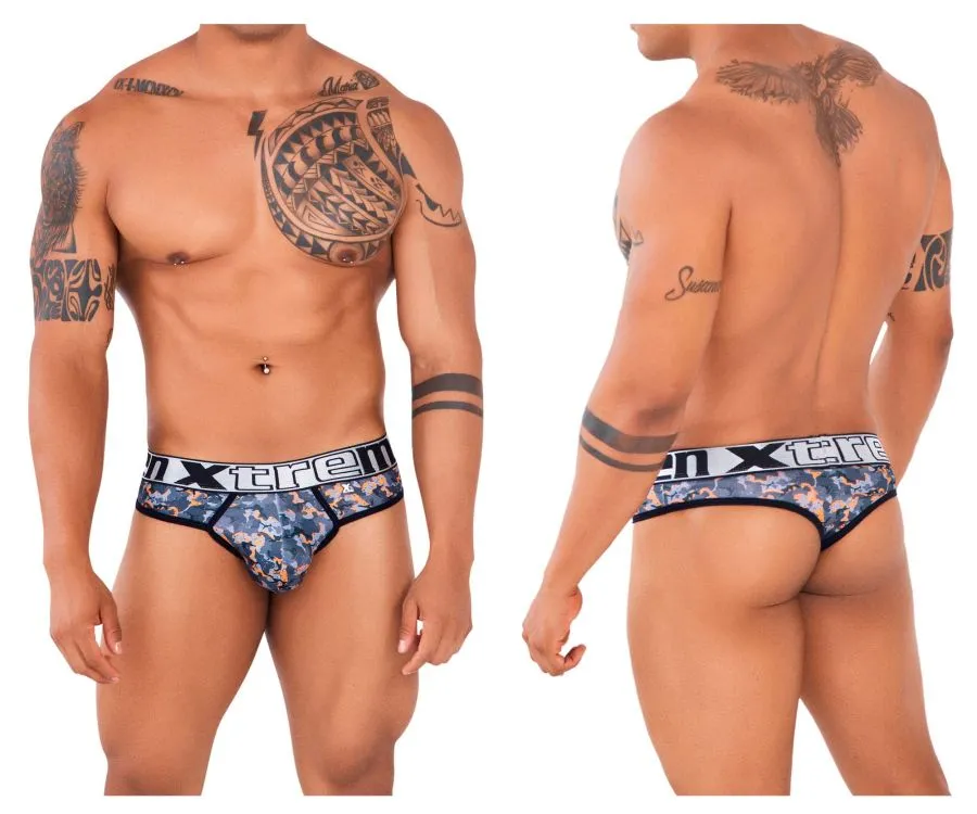 Clothing_Xtremen_Unterwäsche Xtremen 91131 Bedruckte Tangas Farbe Orange